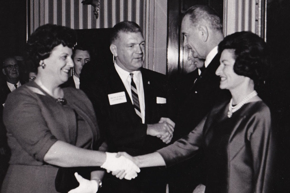 CWV Meets with President Johnson